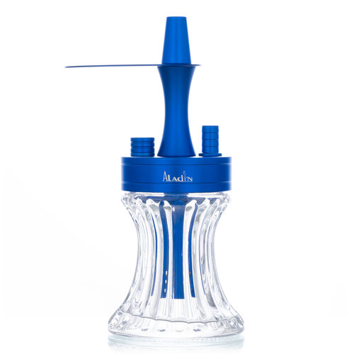 Aladin Aladin Shisha - 2 Go Aluminium Outdoor Shisha Blau inkl. Transporttasche