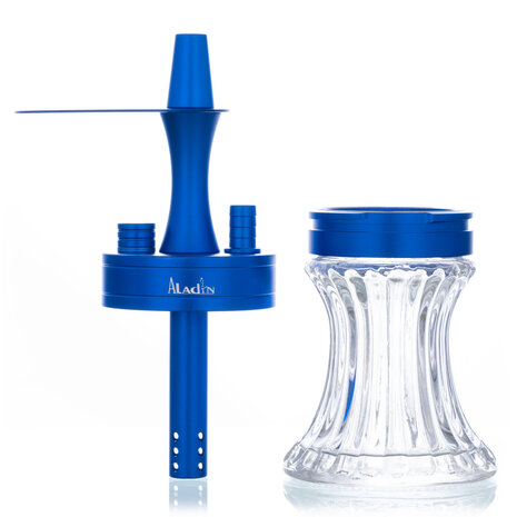 Aladin Aladin Shisha - 2 Go Aluminium Outdoor Shisha Blau inkl. Transporttasche Aladin Aladin Shisha - 2 Go Aluminium Outdoor Shisha Blau inkl. Transporttasche