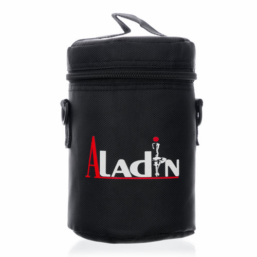 Aladin Aladin Shisha - 2 Go Aluminium Outdoor Shisha Schwarz inkl. Transporttasche