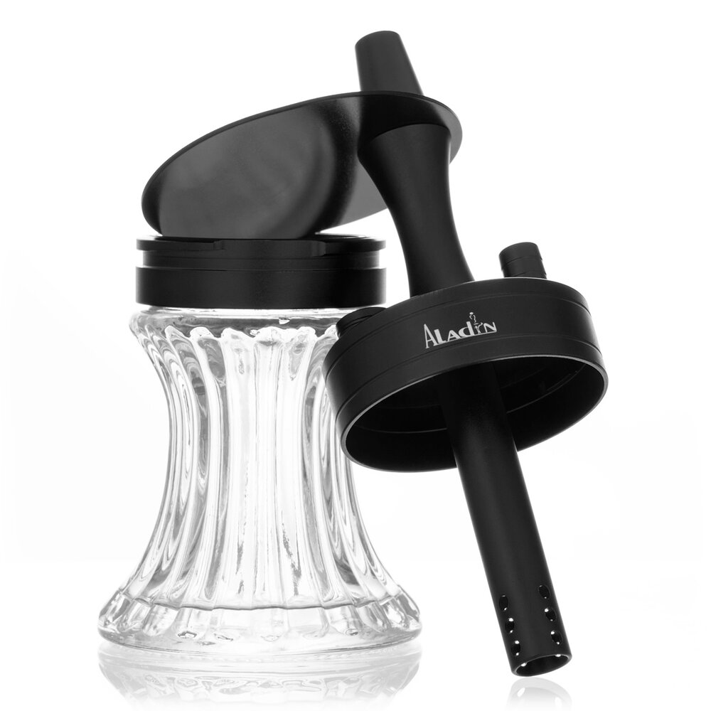 Aladin Aladin Shisha - 2 Go Aluminium Outdoor Shisha Schwarz inkl. Transporttasche Aladin Aladin Shisha - 2 Go Aluminium Outdoor Shisha Schwarz inkl. Transporttasche