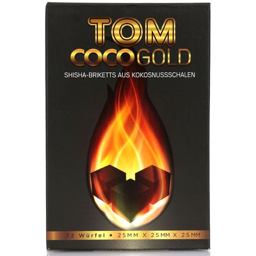 Tom Cococha Tom Cococha Gold - Naturkohle 1 kg - 25er Cubes - Naturkohle