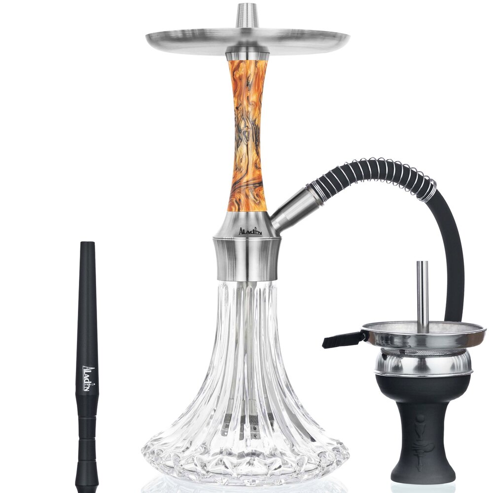 Aladin Shisha - MVP 360 EPOX Golden Wood