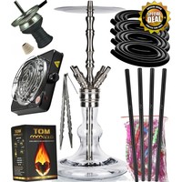 Nautiluz Clear 2.0 - 4 Schläuche Shisha Komplett Set