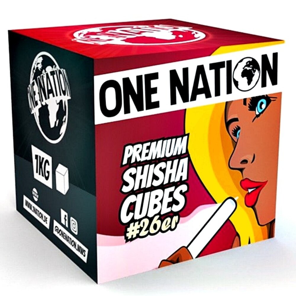 One Nation One Nation - Naturkohle 1 kg - 26er Cubes