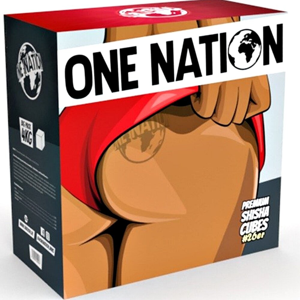 One Nation One Nation - Premium Shisha Cubes # 26er Naturkohle 4 kg One Nation One Nation - Premium Shisha Cubes # 26er Naturkohle 4 kg