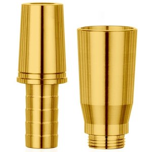 Aladin MVP A46 / A36 Schlauchadapter 18/8er Set - Edelstahl - Gold