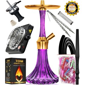 Aladin MVP 360 EPOX Purple Gold - Shisha Komplett Set