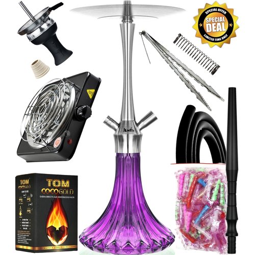Aladin MVP A46 Purple - Shisha Komplett Set Aladin MVP A46 Purple - Shisha Komplett Set