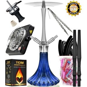 Aladin MVP A46 Blue - 2 Schläuche Shisha Komplett Set