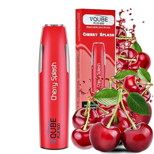 VQube Cherry Splash - 600 Züge / Nikotin 16 mg