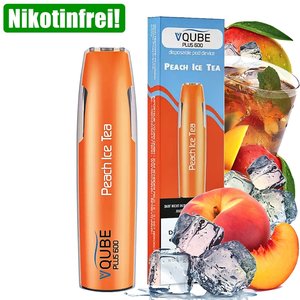 VQube Peach Ice Tea - 600 Züge / Nikotinfrei