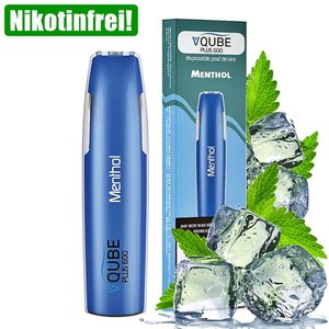 VQube Menthol - 600 Züge / Nikotinfrei