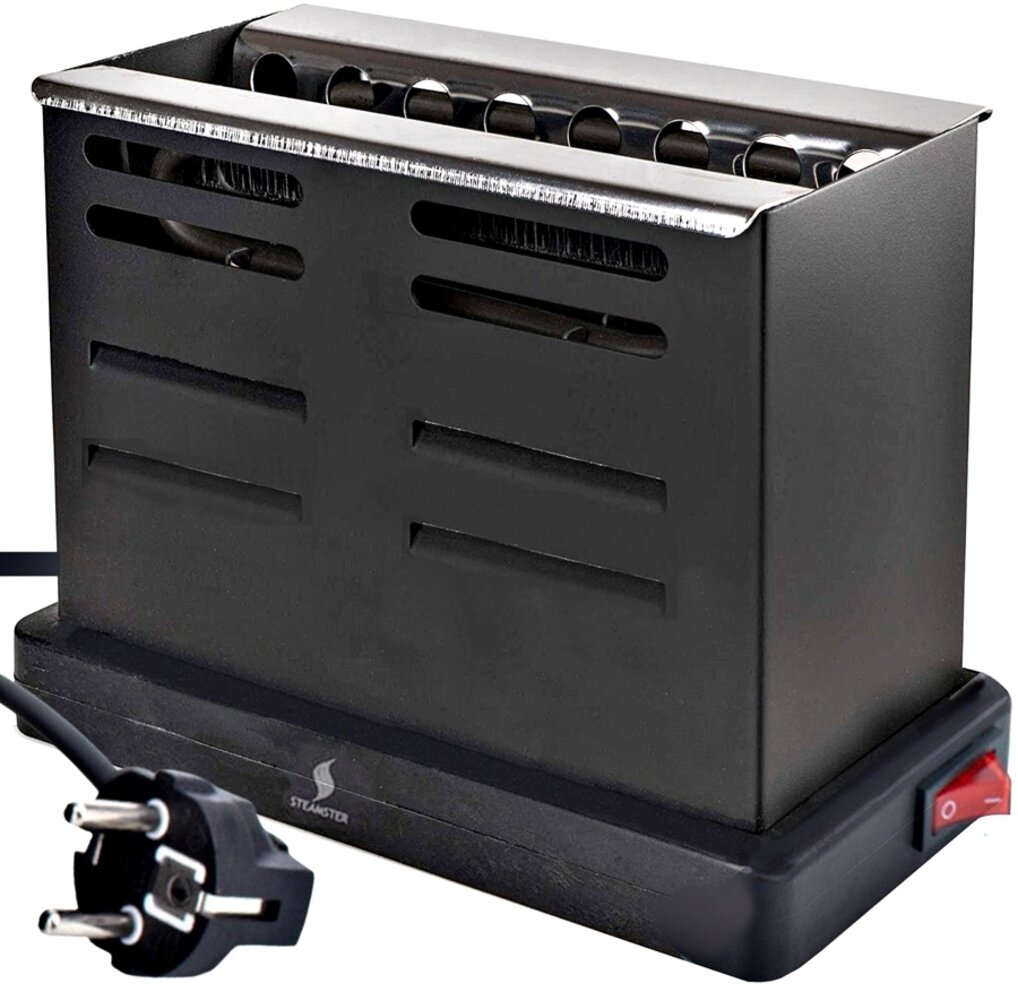 Steamster Steamster - Kohleanzünder Toaster 3.0 / 800 Watt - für bis zu max 6x 27er Kohle-Briketts gleichzeitig!