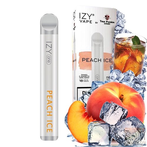 True Passion Izy Vape by True Passion - Peach Ice - Einweg E-Shisha - 600 Züge - Nikotin 18 mg