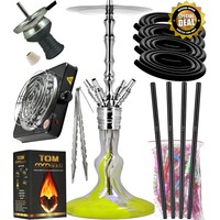 Nautiluz White & Yellow 2.0 - 4 Schläuche Shisha Komplett Set