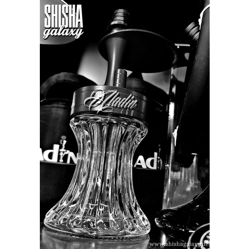 Aladin Aladin Shisha - 2 Go Aluminium Outdoor Shisha Schwarz inkl. Transporttasche