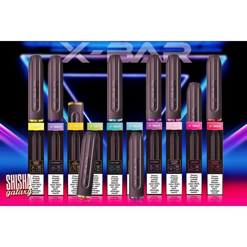 X-Bar X-Bar - Cool Mint - Einweg E-Shisha - 650 Züge / Nikotin 20 mg