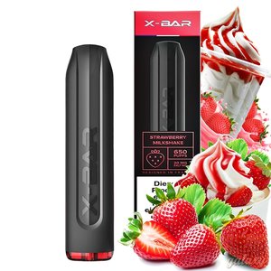 X-Bar Strawberry Milkshake - 650 Züge / Nikotin 20 mg