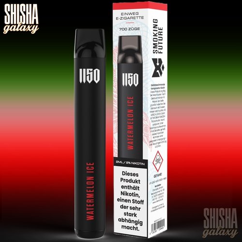 DC RAF 1150 DC RAF 1150 by Raf Camora - Watermelon Ice - Einweg E-Shisha - 700 Züge / Nikotin 20 mg