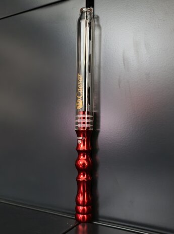 Caesar Caesar - Alu & Glas Premium Mundstück Rot Caesar Caesar - Alu & Glas Premium Mundstück Rot