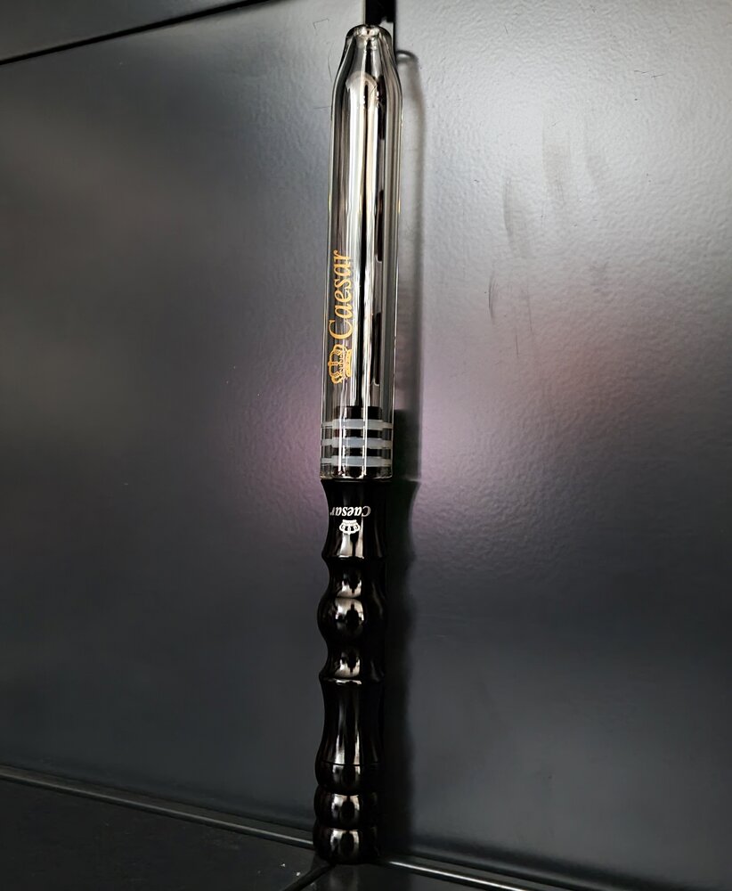 Caesar Caesar - Alu & Glas Premium Mundstück Schwarz Caesar Caesar - Alu & Glas Premium Mundstück Schwarz