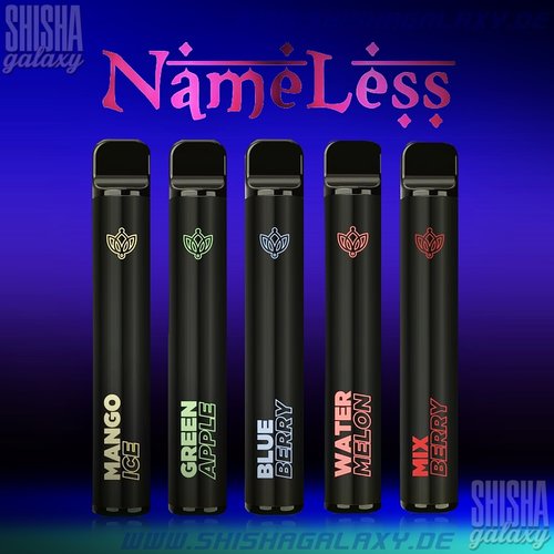 NameLess NameLess - Blueberry - Einweg E-Shisha - 600 Züge / Nikotin 20 mg