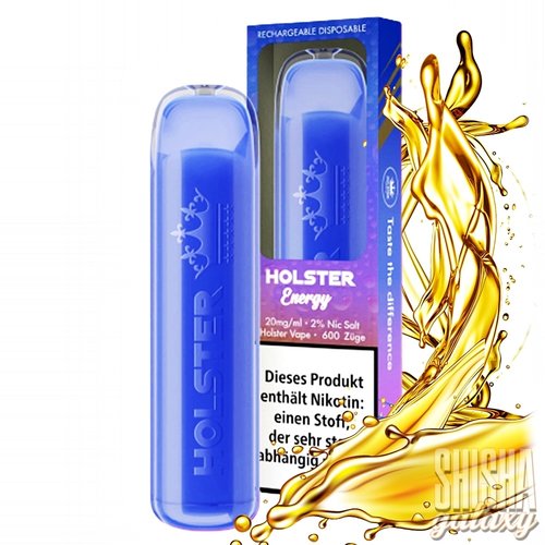 Holster Holster Vape - Energy - Einweg E-Shisha - 600 Züge / Nikotin 20 mg