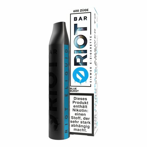 Riot Bar Riot Bar - Blue Burst - Einweg E-Shisha - 600 Züge / Nikotin 20 mg