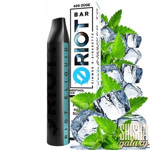 Riot Bar Menthol Ice - 600 Züge / Nikotin 20 mg
