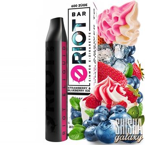 Riot Bar Strawberry Blueberry Ice - 600 Züge / Nikotin 20 mg