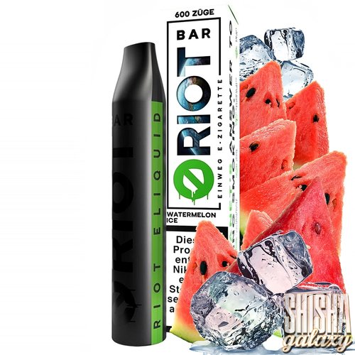 Riot Bar Watermelon Ice - 600 Züge / Nikotin 20 mg