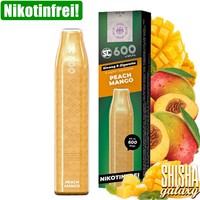 Peach Mango - 600 Züge / Nikotinfrei