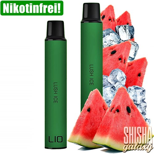 Lio Nano X Lio Nano X - Lush Ice - 10er Packung / Display (Sparset) - Einweg E-Shisha - 600 Züge / Nikotinfrei