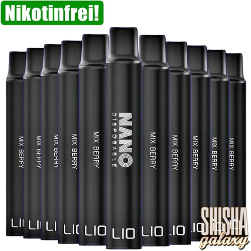 Lio Nano X Mix Berry - 10er Packung / Display - 600 Züge / Nikotinfrei Lio Nano X Mix Berry - 10er Packung / Display - 600 Züge / Nikotinfrei