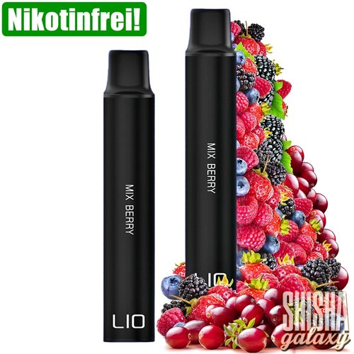 Lio Nano X Lio Nano X - Mix Berry - 10er Packung / Display (Sparset) - Einweg E-Shisha - 600 Züge / Nikotinfrei
