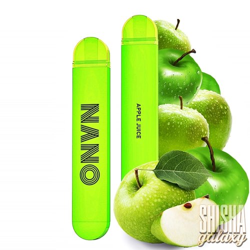 Lio Nano X Lio Nano X - Apple Juice - 10er Packung / Display (Sparset) - Einweg E-Shisha - 600 Züge / Nikotin 20 mg