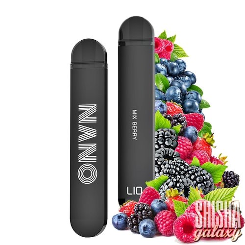 Lio Nano X Lio Nano X - Mix Berry - 10er Packung / Display (Sparset) - Einweg E-Shisha - 600 Züge / Nikotin 20 mg