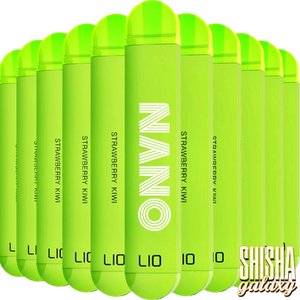 Lio Nano X Strawberry Kiwi - 10er Packung / Display - 600 Züge / Nikotin 20 mg