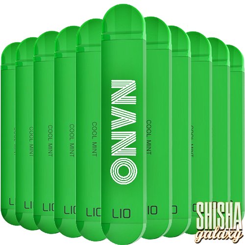 Lio Nano X Cool Mint - 10er Packung / Display - 600 Züge / Nikotin 20 mg