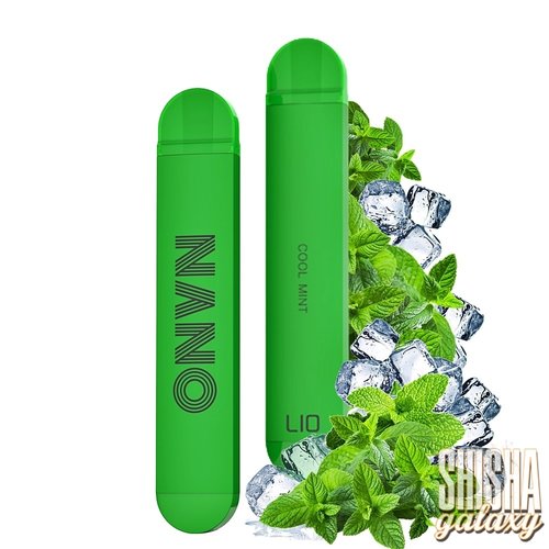 Lio Nano X Lio Nano X - Cool Mint - 10er Packung / Display (Sparset) - Einweg E-Shisha - 600 Züge / Nikotin 20 mg