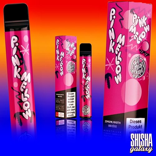 187 Strassenbande 187 Strassenbande - Pink Mellow - 10er Packung / Display (Sparset) - Einweg E-Shisha - 600 Züge / Nikotin 20 mg