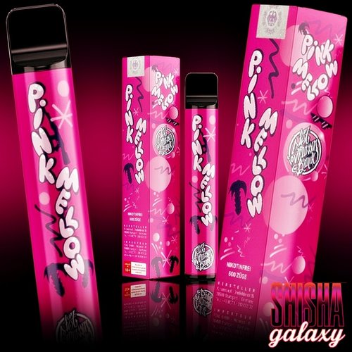 187 Strassenbande 187 Strassenbande - Pink Mellow - 10er Packung / Display (Sparset) - Einweg E-Shisha - 600 Züge / Nikotinfrei