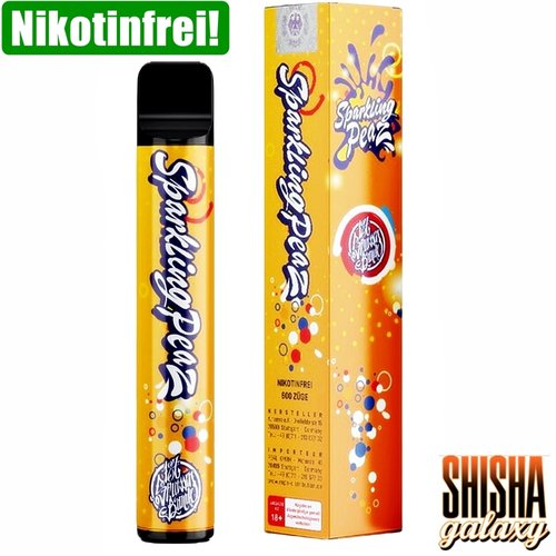 187 Strassenbande 187 Strassenbande - Sparkling Peaz - 10er Packung / Display (Sparset) - Einweg E-Shisha - 600 Züge / Nikotinfrei