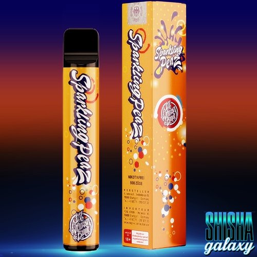 187 Strassenbande 187 Strassenbande - Sparkling Peaz - 10er Packung / Display (Sparset) - Einweg E-Shisha - 600 Züge / Nikotinfrei