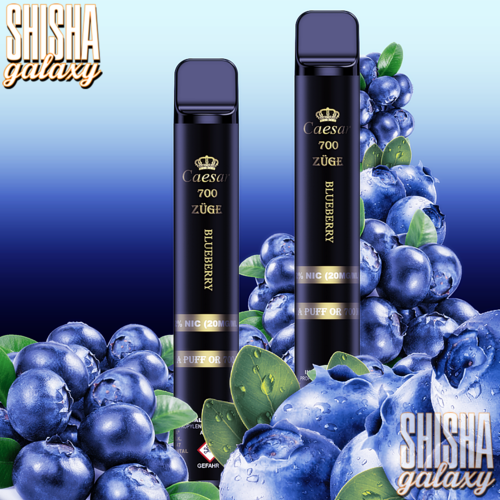 Caesar Caesar - Blueberry - Einweg E-Shisha - 700 Züge / Nikotin 20 mg