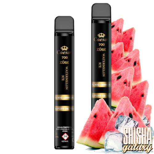 Caesar Caesar - Watermelon Ice - Einweg E-Shisha - 700 Züge / Nikotin 20 mg