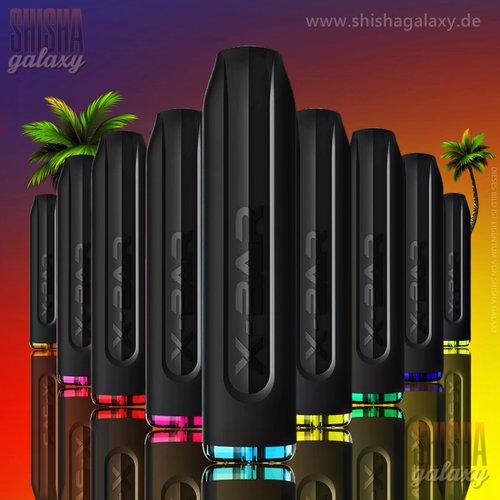 X-Bar X-Bar - Tropical Punch - 10er Packung / Display (Sparset) - Einweg E-Shisha - 650 Züge / Nikotinfrei