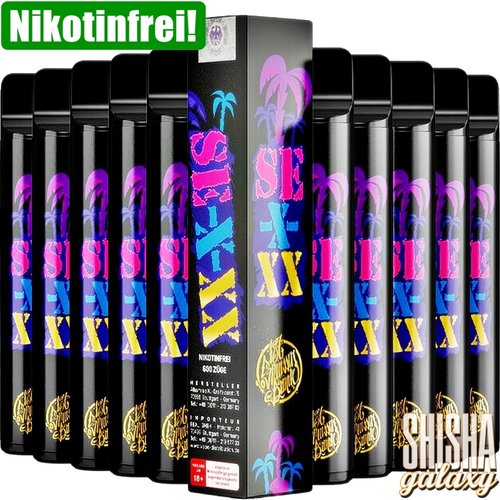 187 Strassenbande 187 Strassenbande - SE-E-XX - 10er Packung / Display (Sparset) - Einweg E-Shisha - 600 Züge / Nikotinfrei