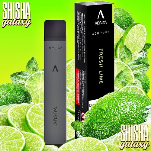 Adalya Adalya Vape - Fresh Lime - Einweg E-Shisha - 600 Züge / Nikotin 12 mg
