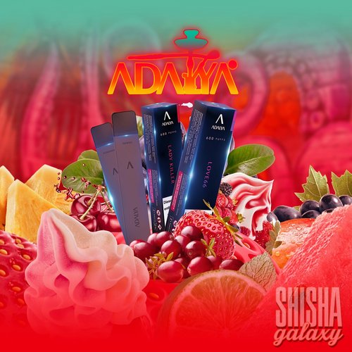 Adalya Adalya Vape - The Two Apples - Einweg E-Shisha - 600 Züge / Nikotin 12 mg